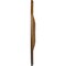 Ekena Millwork Galveston Medallion (Canopies up to 5 7/8"), 51"OD x 3 5/8"ID x 3 3/8"P, Smokey Topaz Crackle CM51GLSTC - alternate 3